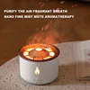 Humidifier Aromatherapy Flame Volcano Light Timer for Bedroom Home Yoga Office Flame Ultrasonic Essential Oil Diffuse 5