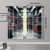 2pcs, Curtains Digital Printed Garage Tools Workshop Versatile 100% Polyester (without rod) Holiday Ldeal for Living Room and 3