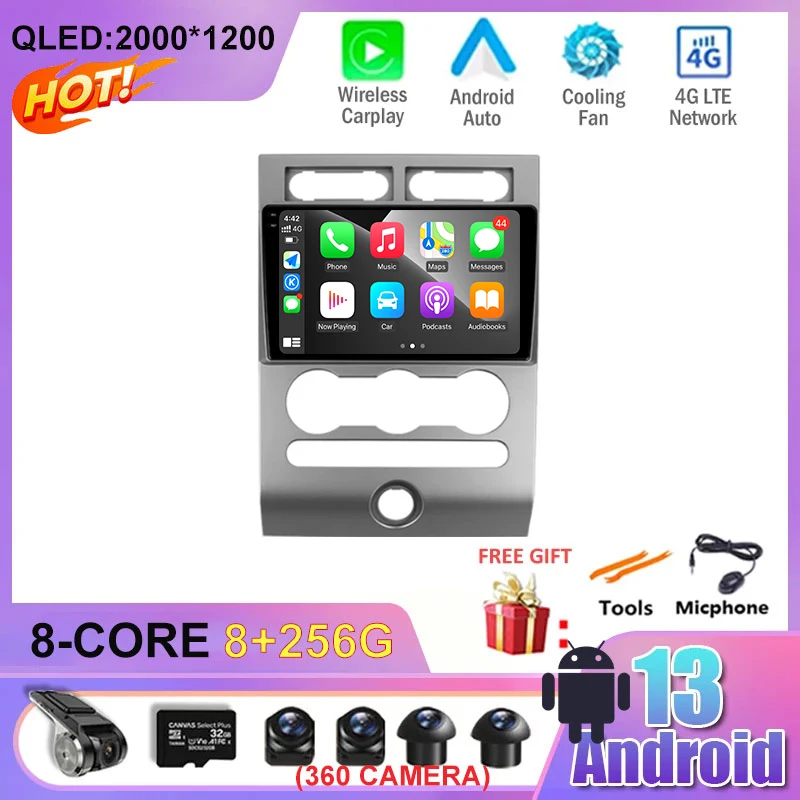 

Android 13 Car Multimedia Video Auto Radio Player Navigation Stereo For Ford Expedition 3 U3242, U3542, U324, U354 2006 - 2017