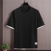 Men's Sets Summer Tracksuit Plus Size 10XL 11XL T-shirts Shorts Suits Male Big Size Summer Suits Black 2