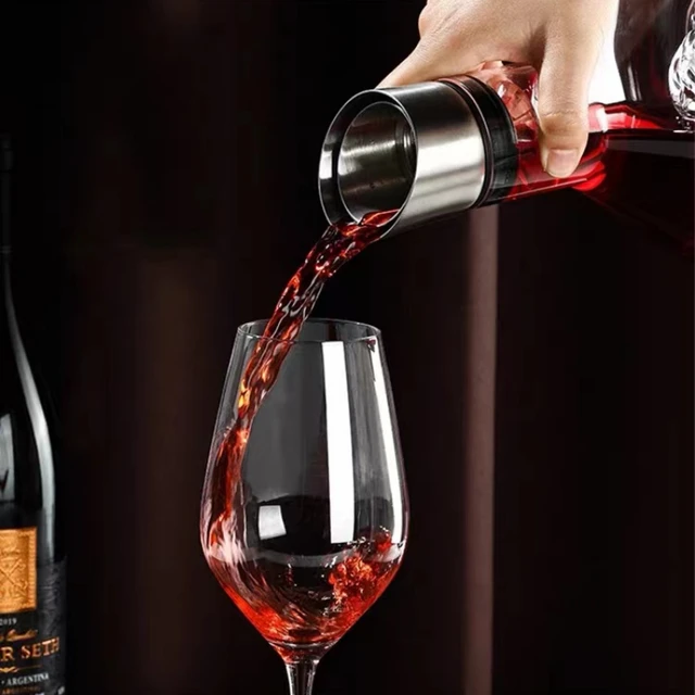 The Iceberg: 1.5L Crystal Glass Wine Decanter - Image 5