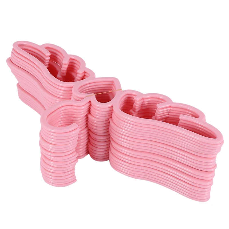 10/20 Pcs New Design Fly Angel Plastic Clothes Shirt Hanger, Cute Pretty Pink Loving Heart Scarf Underwear Hanger Rack