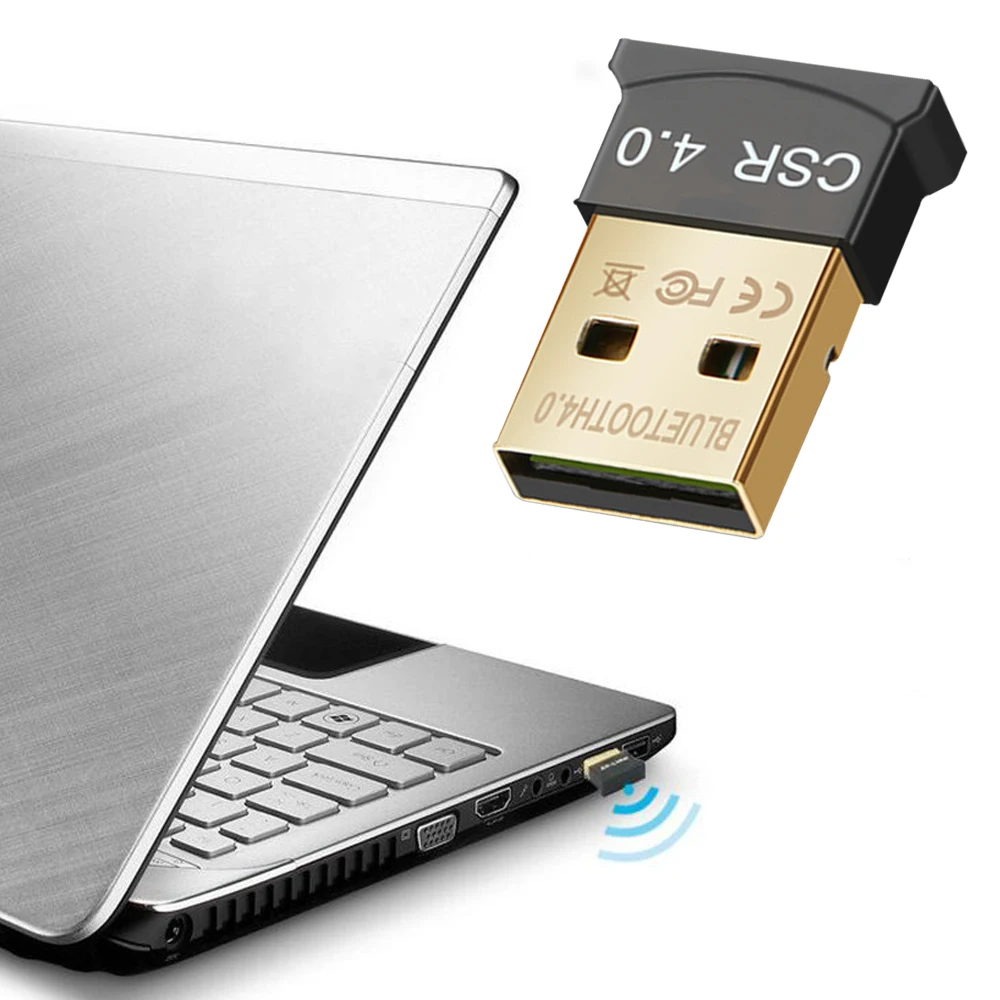 Wireless USB Bluetooth Adapter Dongle Music Sound Receiver Adapter Transmitter for PC Laptop Computer