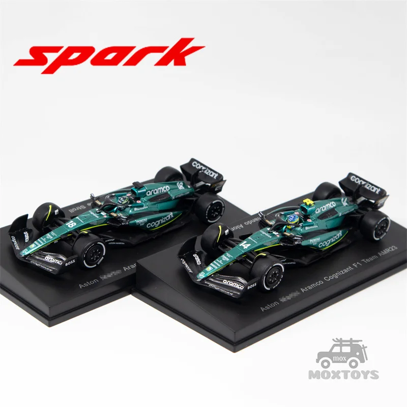 Spark 1 64 F1 2023 Aramco Cognizant F1 Team AMR23 No 14 F Alonso No 18 jpg spark-1-64-f1-2023-aramco-cognizant-f1-team-amr23-no-14-f-alonso-no-18-jpg