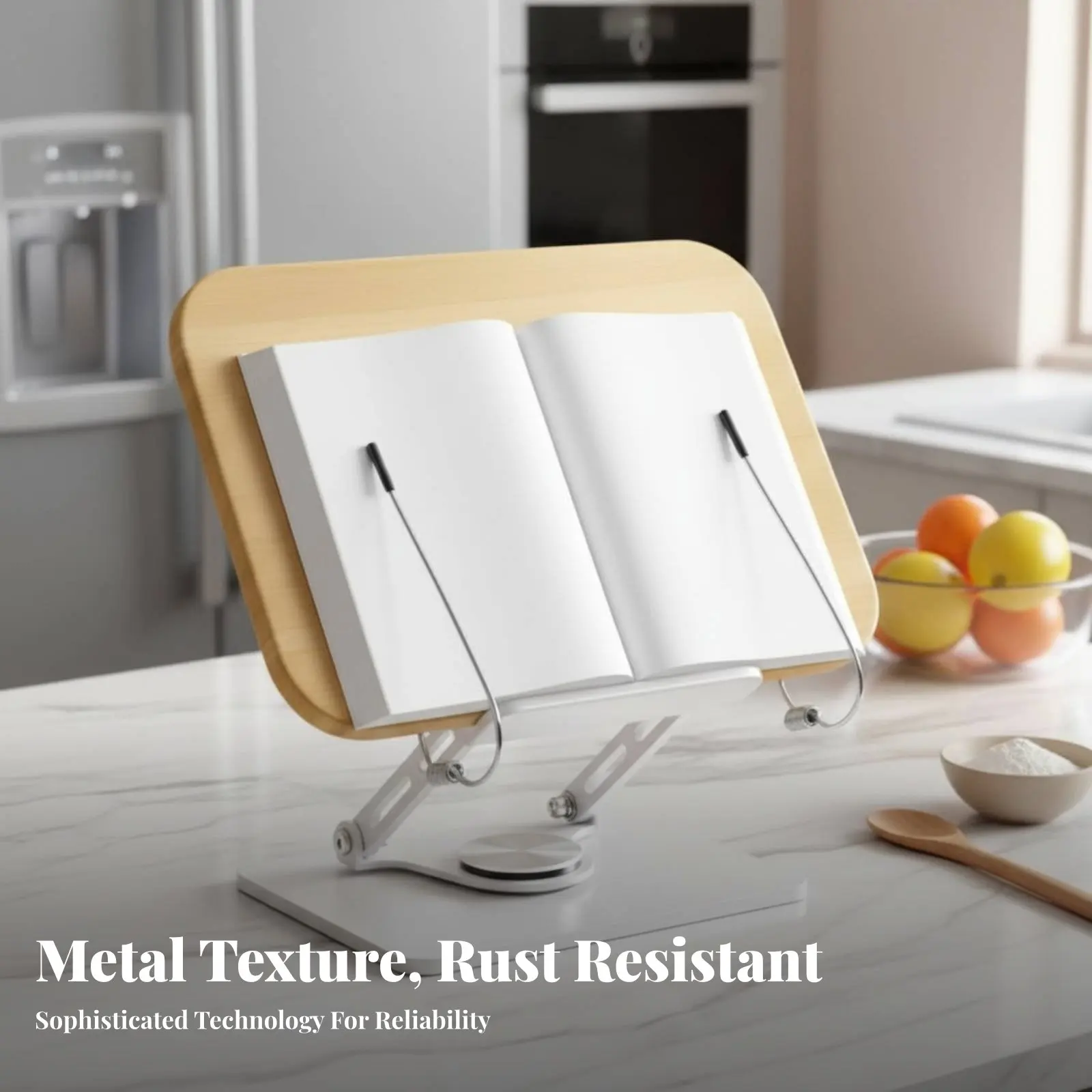 조정 가능한 데스크탑 북스탠드 접이식 디자인 조정 가능한 데스크탑 이젤 핸즈프리 다목적 사무직원, 책상용