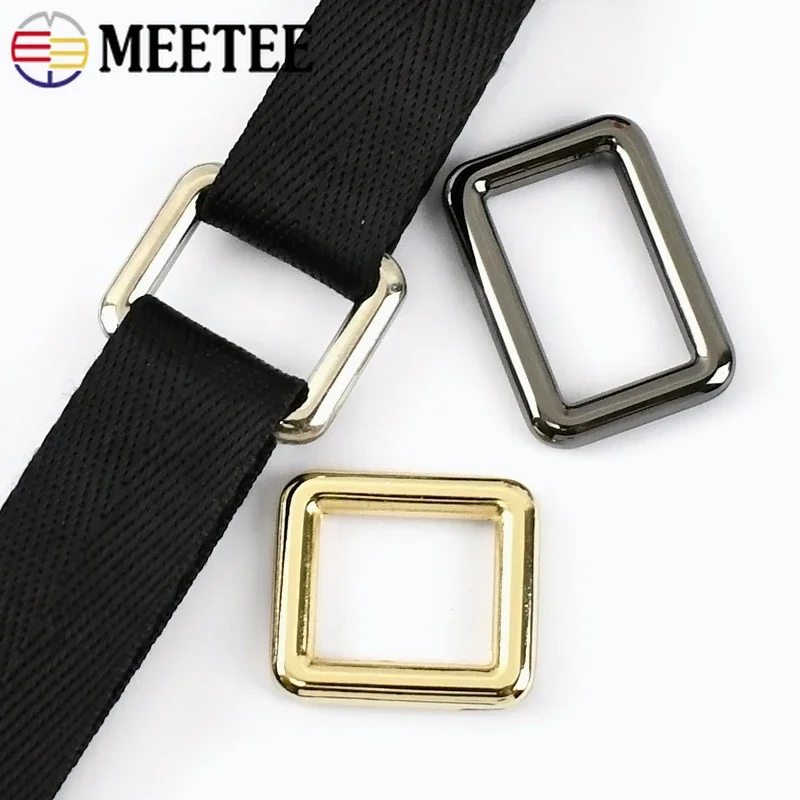 5pcs 13-50mm Meetee Rectangle Metal O D Ring Buckles For Bags Webbing - Foto 11