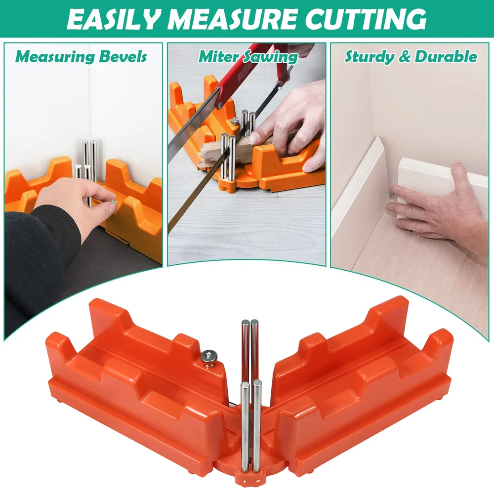 2 In 1 Miter Measuring Angle Sawing Cutting Tool 85-180°Measuing Bevels Measurement Precise Cutting Woodworking Hand Tools