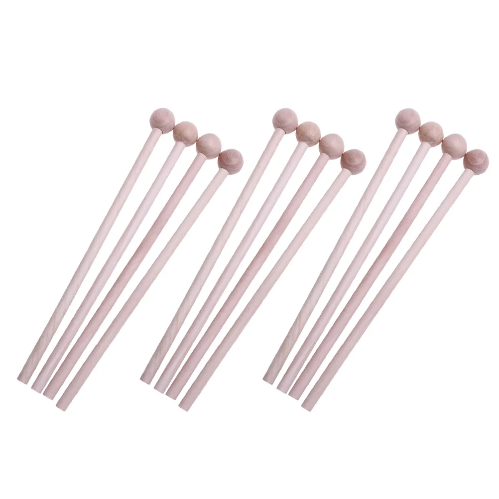 Wooden Mallets Percussion Sticks Xylophone Glockenspiel Mallets Chime Bells Kids Musical Instruments Toys