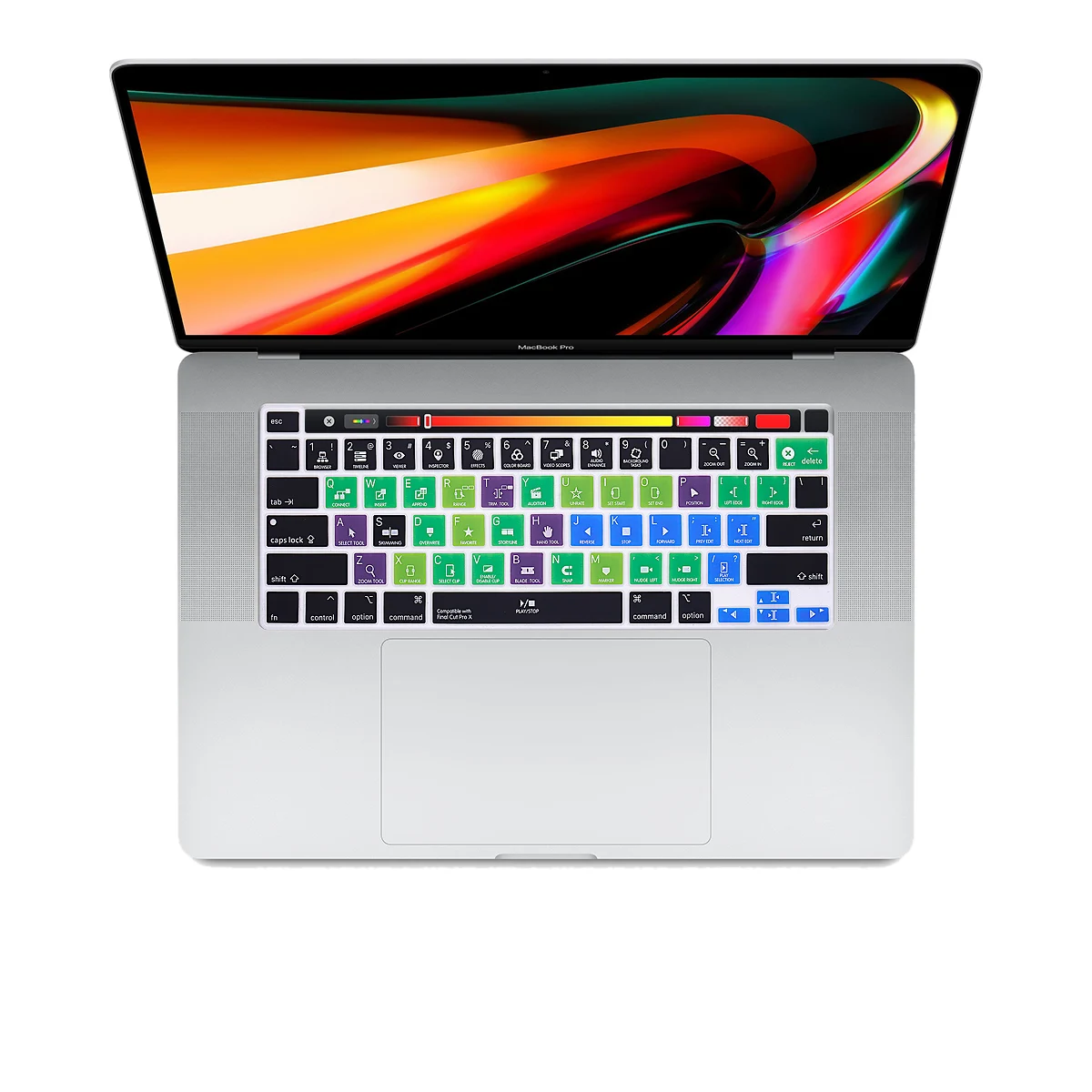 Cover Per Tastiera Con Scelta Rapida In Silicone Hrh Per Macbook Pro 13 Pollici M2 2023 2022 2021 2020 M1 A2338 A2289 A2251 Pro 16 A2141 Touch Id