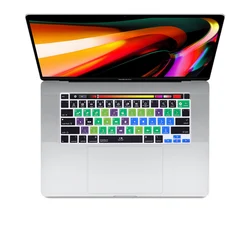 HRH Silicone Shortcut Keyboard Cover For MacBook Pro 13 inch M2 2023 2022 2021 2020 M1 A2338 A2289 A2251 Pro 16 A2141 Touch ID
