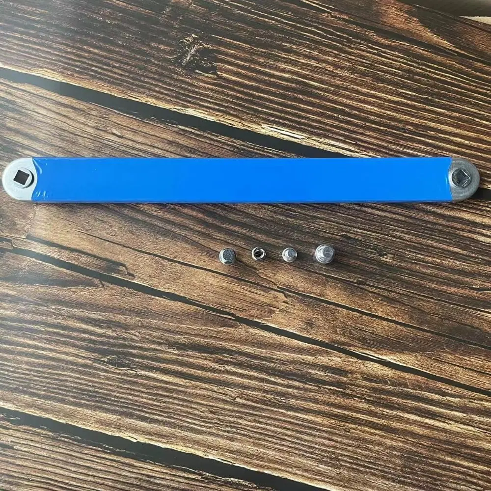 Description Picture 6 of itemSteel Offset Extension wrench Double Head 360-degree Rotating Ratchet Spanner Multi-function Adapter Ratchet Repair Tools Hone