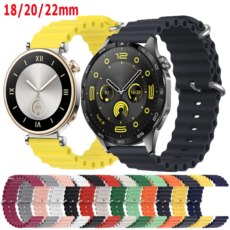 

Браслет силиконовый для Samsung Galaxy Watch 6 5 4 Huawei Watch 4 3 GT4 GT3