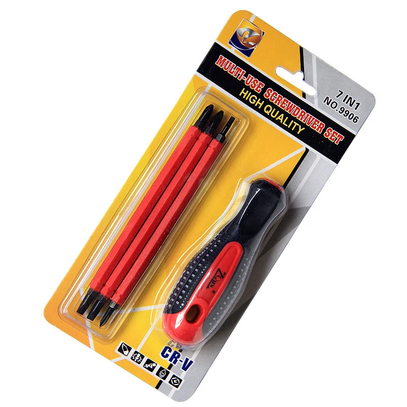 4-in-1 multifunctional screwdriver set for electricians, double-headed ...