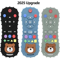Baby Remote Control Teether - Silicone Anti-Eating Gloves & Teething Stick Bracelet
