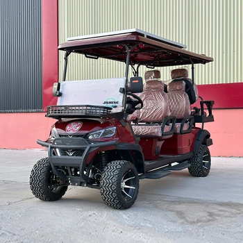 2025 New 48V/72V EEC/DOT Certified Electric Sightseeing Car Hot Selling 6 Seat Amusement Park Golf Carts with 2 & 4 Seats