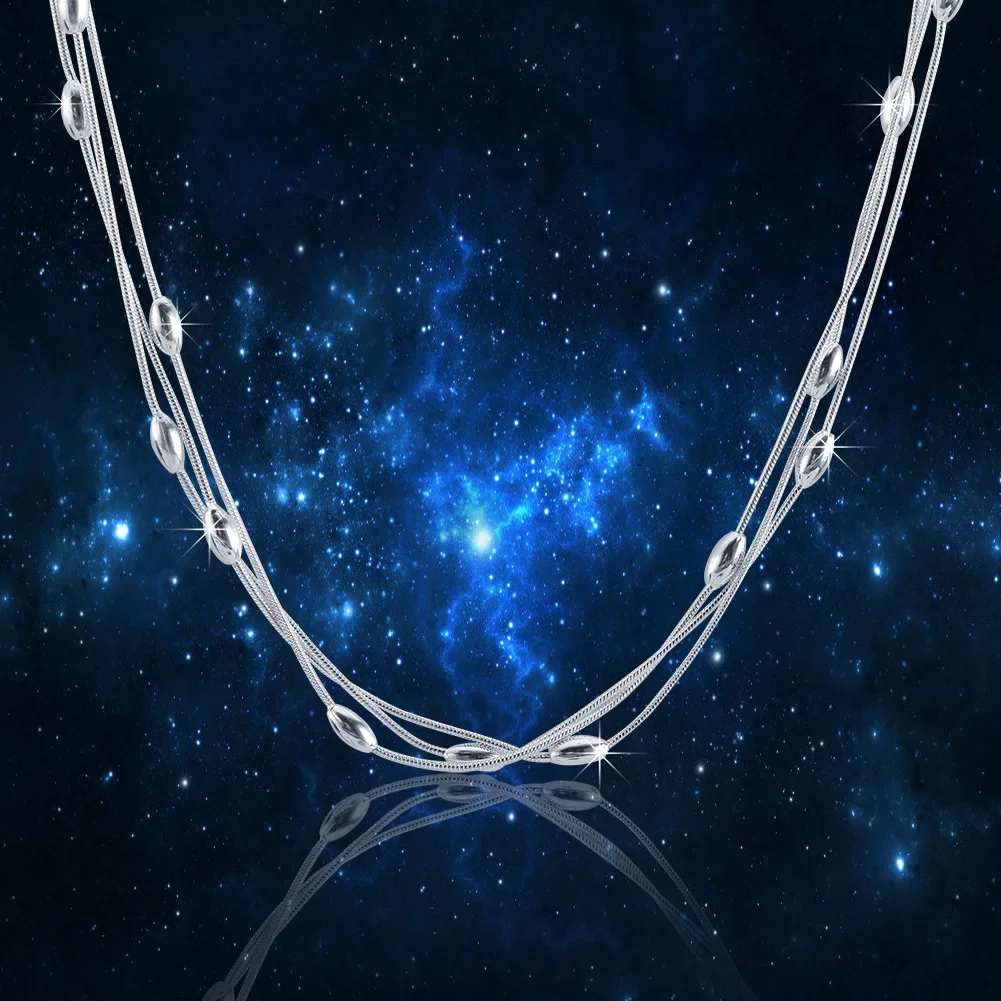 925 sterling silver Charms beads Necklace for women luxury fashion party wedding accessories Jewelry Christmas gifts - 6