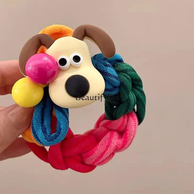 

Super Cute Dog Does Not Hurt Hair Bold Type Hair Band Hair Rope High Elasticity