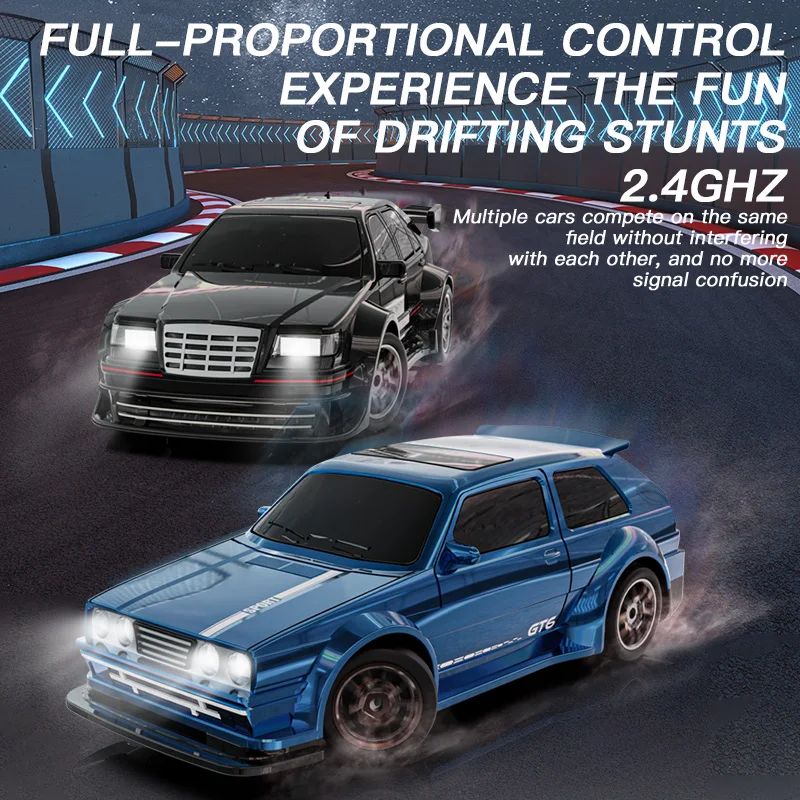 ZWN KF30 1:43 4WD Drift Racing RC Car With Gyroscope Speed Real