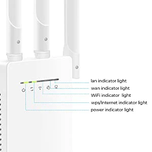 2 Băng Tần 2.4/5G WiFi Phạm Vi Mở Rộng Internet Không Dây Tăng Áp Bao Lên Đến 5000 Dặm Vuông. Ft & 35 Thiết Bị Dài 1200Mbps Bộ Khuếch Đại Tín Hiệu