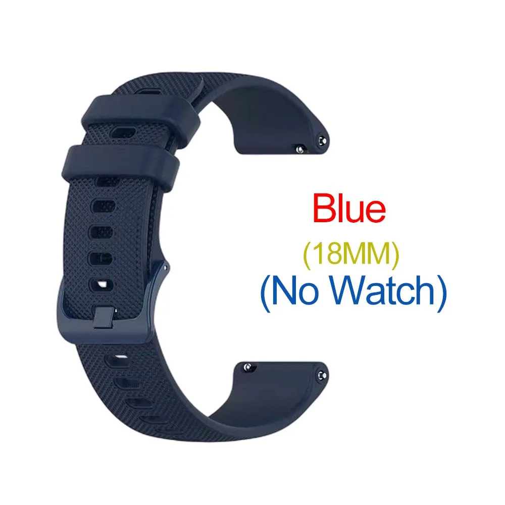 18mm Silicone Replacement Wristband Bracelet
