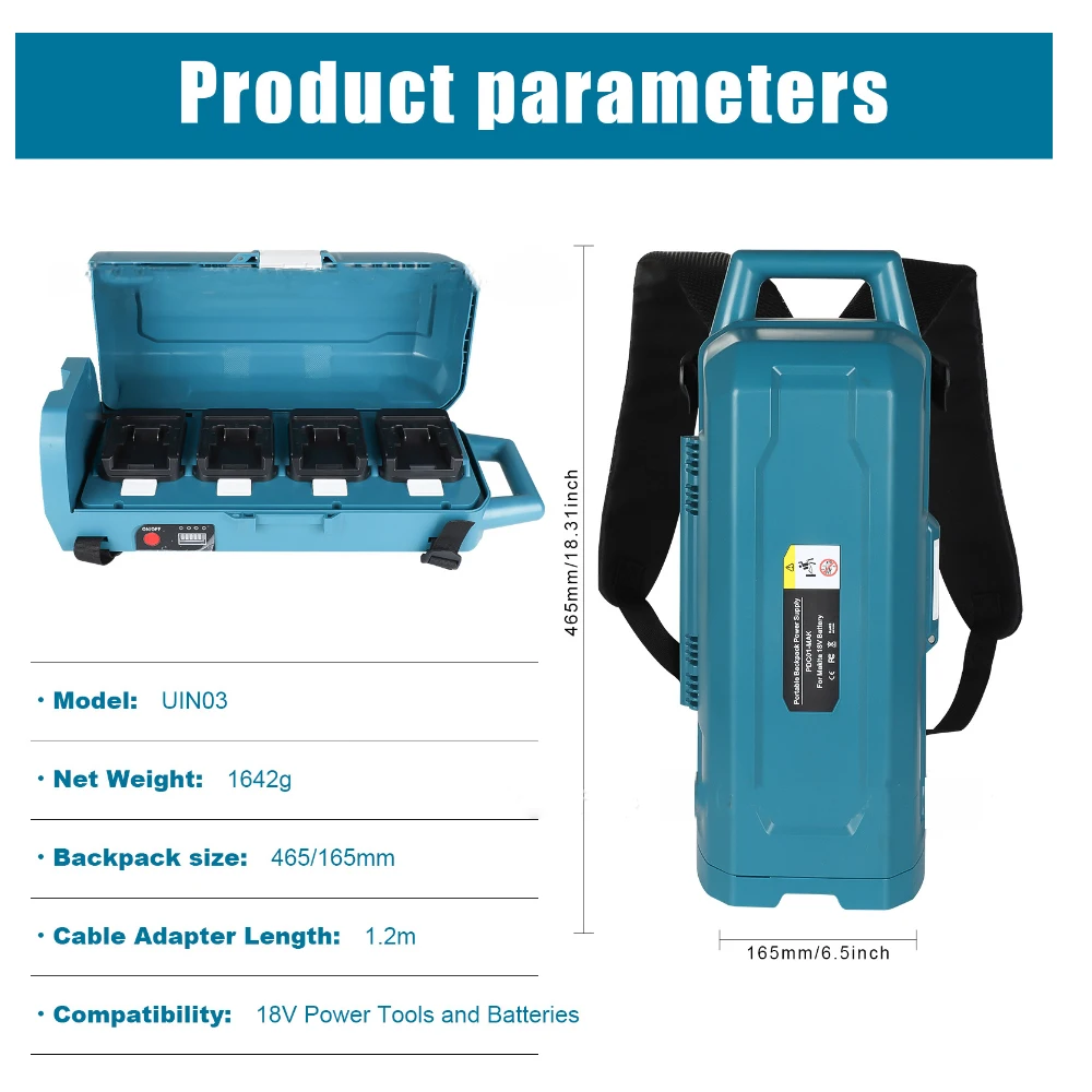 Makita - ポータブル電源　キャンプ　14.4v/6.0バッテリー付属　相互品　アウトドア Makita - ポータブル電源 キャンプ 14.4v/6.0バッテリー付属