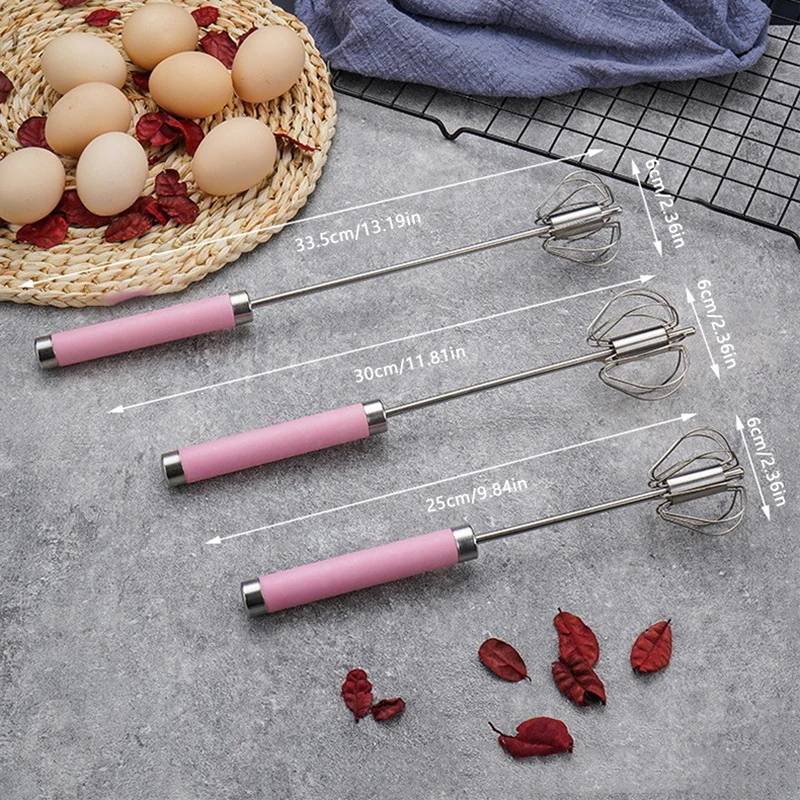 

Stainless Steel Household Semi-automatic Rotating Egg Beater Push-type Egg Cream Baking Stirring Stick Manual Egg Beater