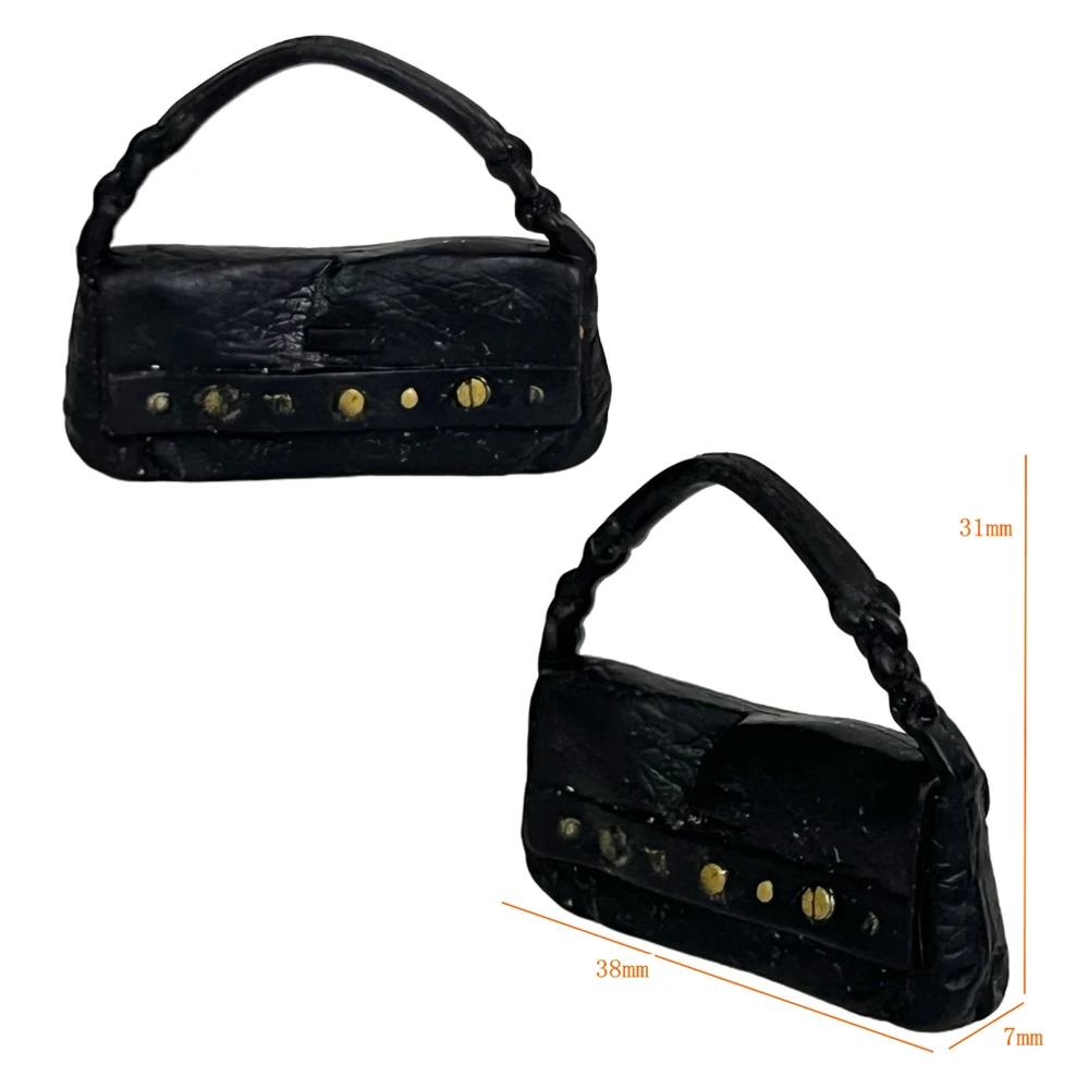 

NK 1 шт. Модная ретро-кукла Liuding сумка для куклы Черная сумка в студенческом стиле для куклы Барби аксессуары для девочек игрушка 1/6