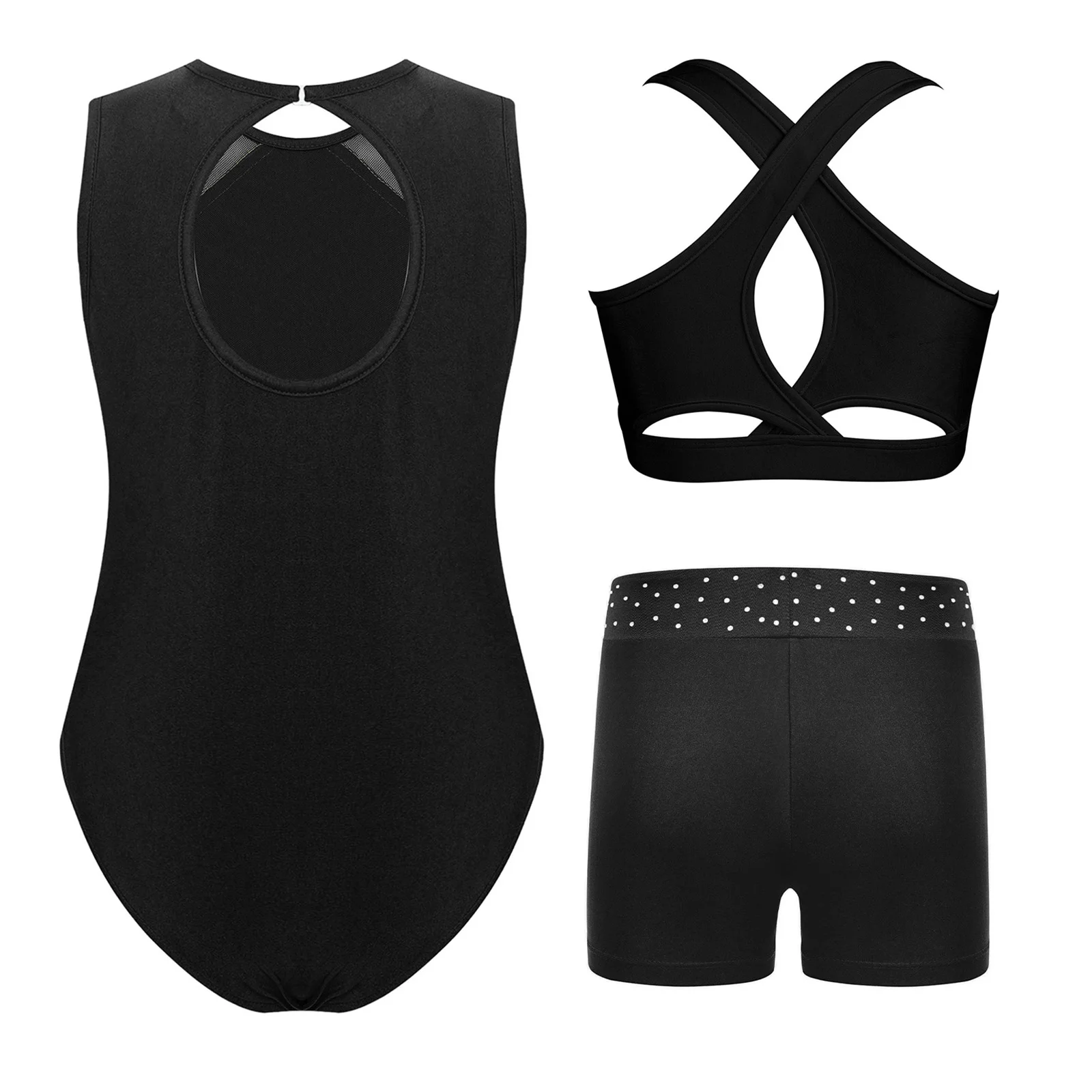 Girls Gymnastics & Ballet Outfit Set 2