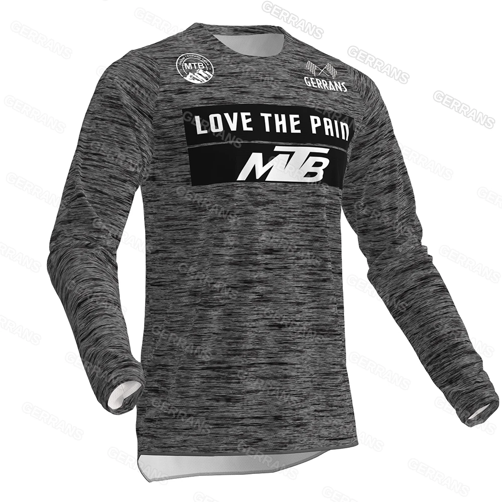 Men's Downhill Jerseys Gerrans Mountain Bike MTB Shirts Offroad DH Motorcycle Jersey Motocross Sportwear Clothing Bike bike cycling jersey bike cycling clothes