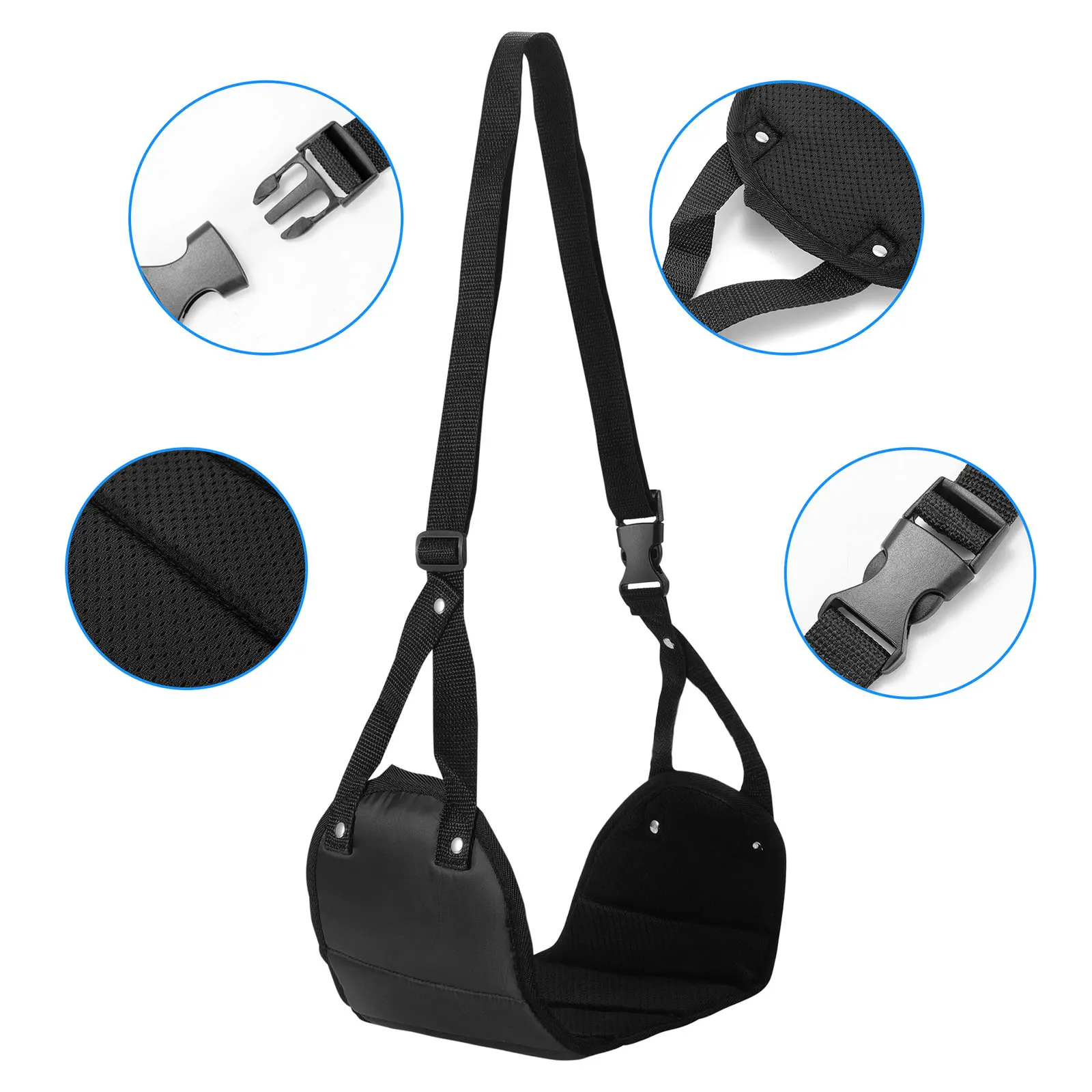 Aircraft High-speed Rail Travel Rest Foot Pad Long-distance Car Trip Rest Foot Hammock Portable Hammock Swing Pedal