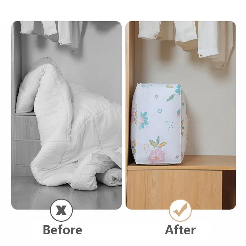 Quilt Clothes Storage Bag Waterproof Duvet Blanket Sorting Bags Closet Wardrobe Organizer Bag Large Bolsa Almacenamiento Ropa