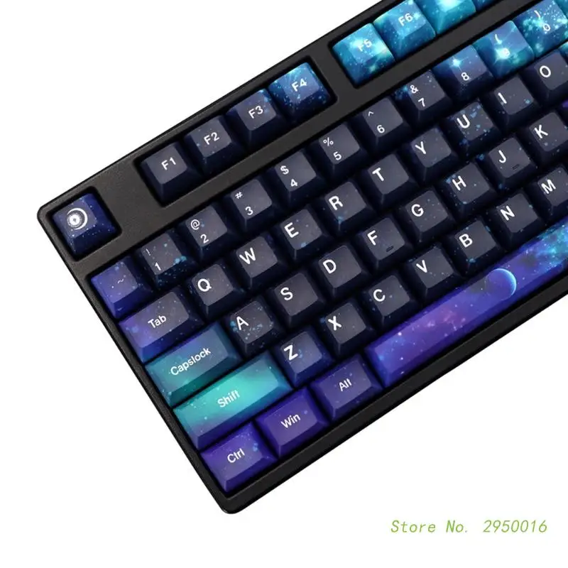 

139 PBT Keycaps Sublimation Keycaps Gaming Keyboard High Hardness Custom Keycaps Ergonomic Design Thermal Sublimation