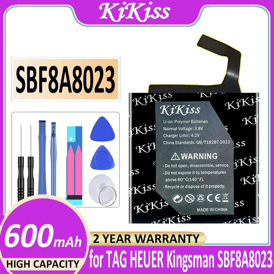 Batteria 600Mah Per Tag Heuer Connected Kingsman Muslimatch Bateria