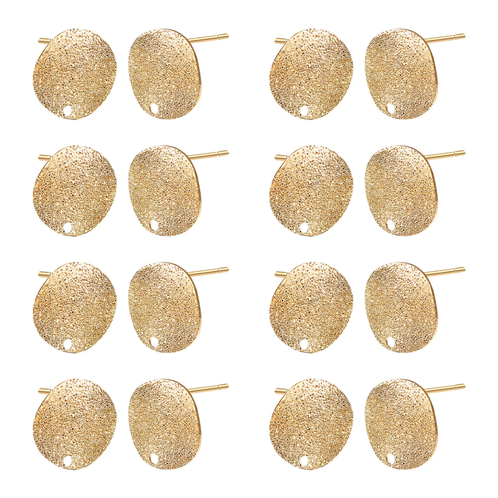 

Alloy Flat Earring Stud Base Jewelry Making Posts DIY Accessories Studs Findings Earrings