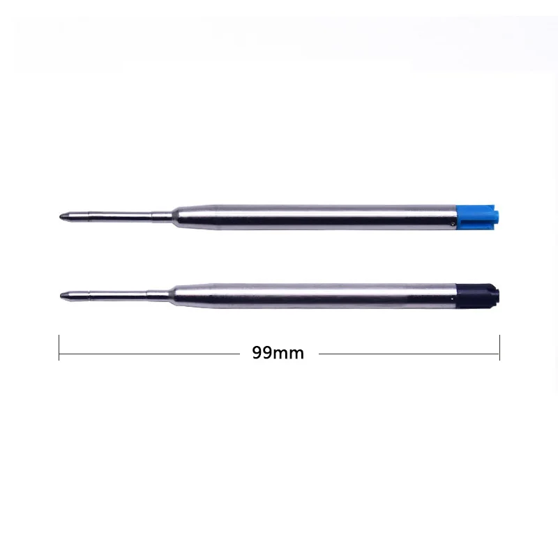 10Pcs 9.8cm Replaceable Metal Pen Refills 0.7mm Special Office Business Ballpoint Pen Refill Rods for Writing Office Stationery 2