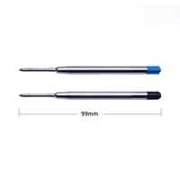 10Pcs 9.8cm Replaceable Metal Pen Refills 0.7mm Special Office Business Ballpoint Pen Refill Rods for Writing Office Stationery 2