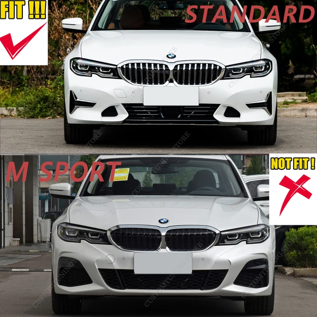 Bmw G20 G21 マクストンスタイルフロントバンパースプリッターリップ 