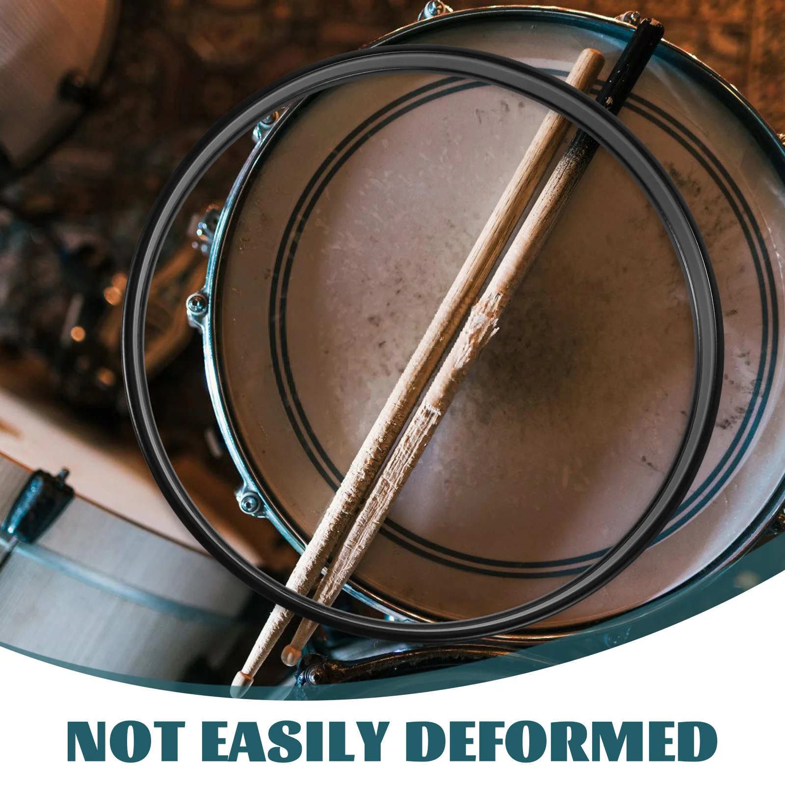 16 Pcs Drum Hoop Clamp Electric Drum Accessories Bass Hoop Protector Rim Mellophone Metal Hardware Musical Instruments