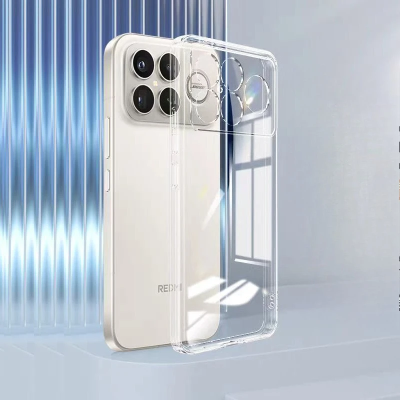 Sleek Transparent Soft TPU Silicone Protective Phone Case