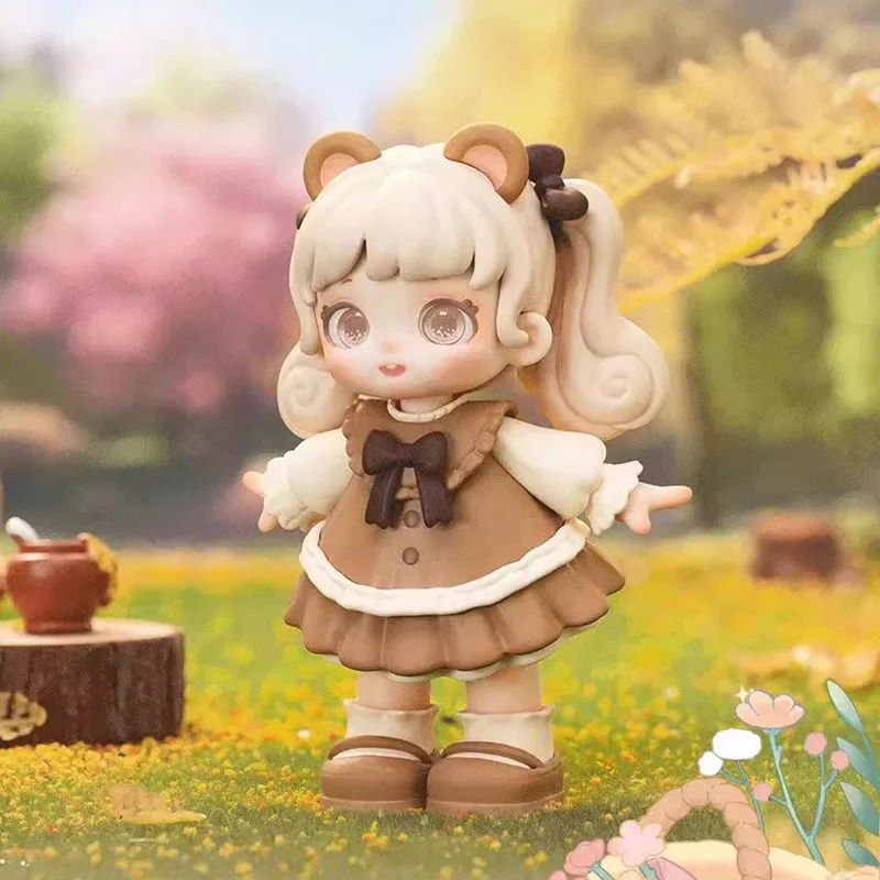 Jotoys miana 海外ドール 　フィギュア　３体セット JoToys miana-森の中のお茶のパーティー,ブラインドボックスの