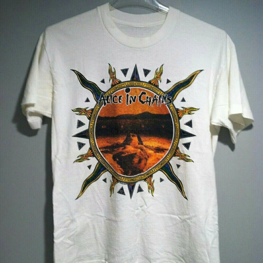 

New Alice In Chains Band Dirt Men Short Sleeve T Shirt Best T-Shirt Size Usa