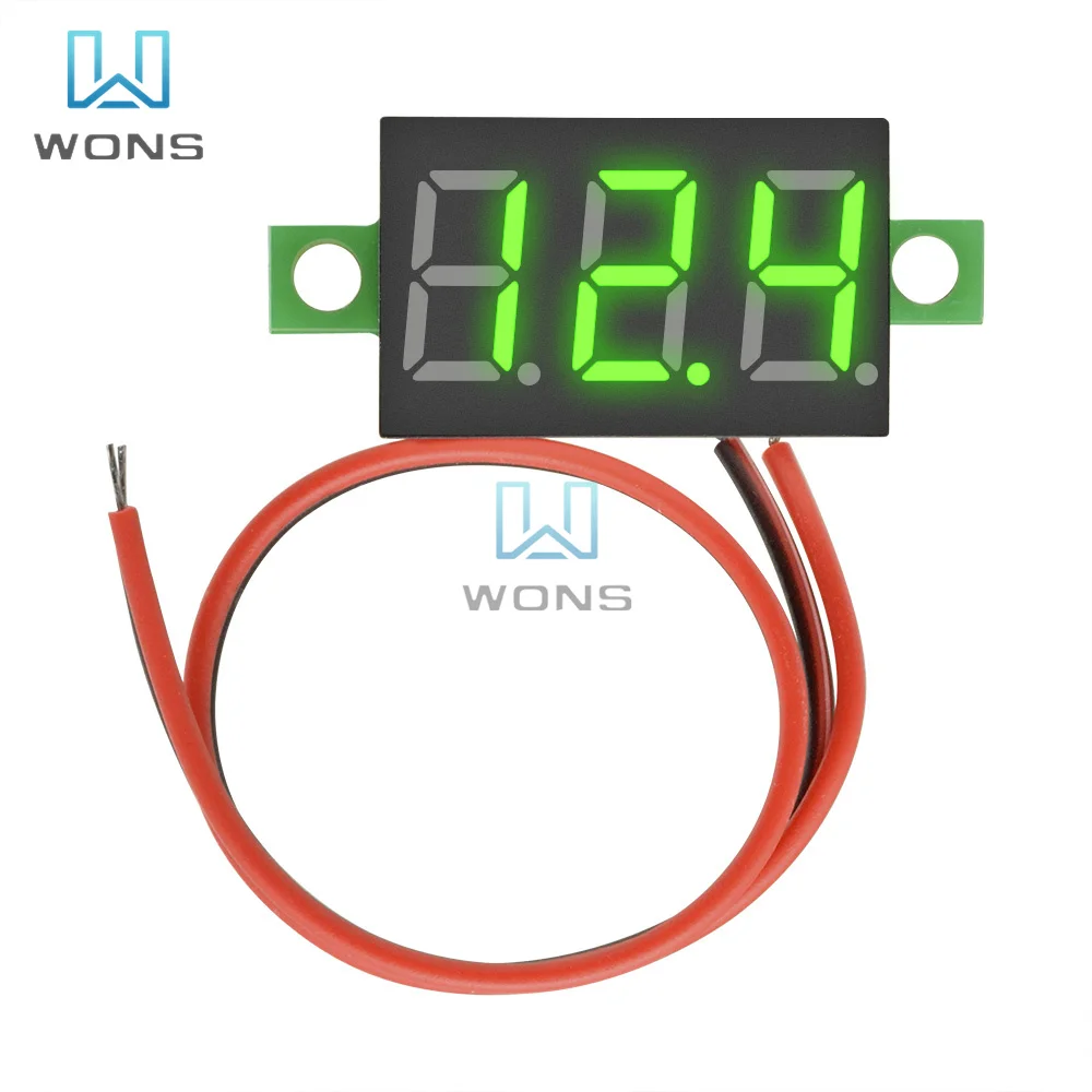 Voltmetro Digitale Led 5 Cifre - Misura Tensione DC Da 0 A 33.000V, Display Rosso/blu Per Pannelli Display Voltmetro Alto Voltaggio - Foto 12