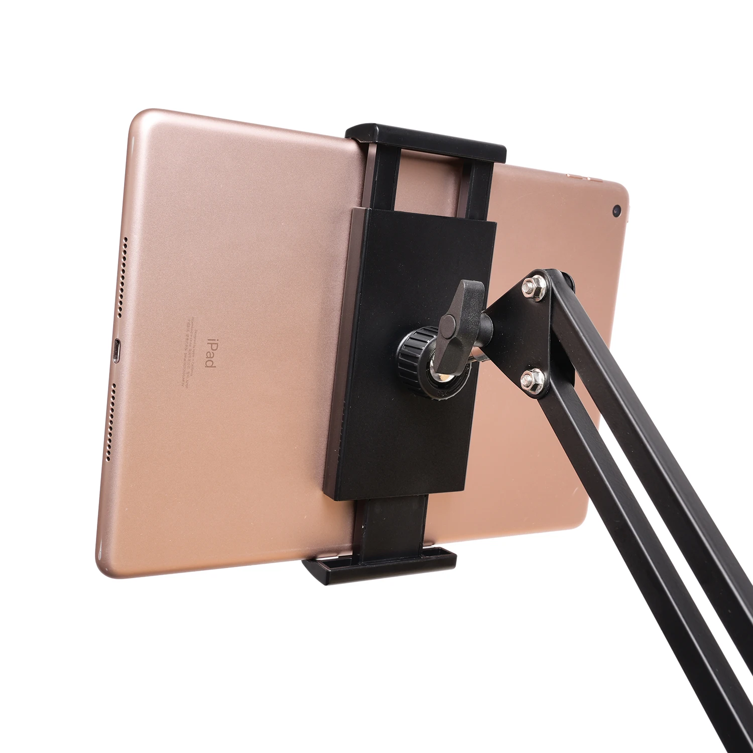 Desktop Metal Tablet Stand Braço Ajustável Suporte Preguiçoso para Ipad Smartphone Holder Bed Mount - Imagem 3