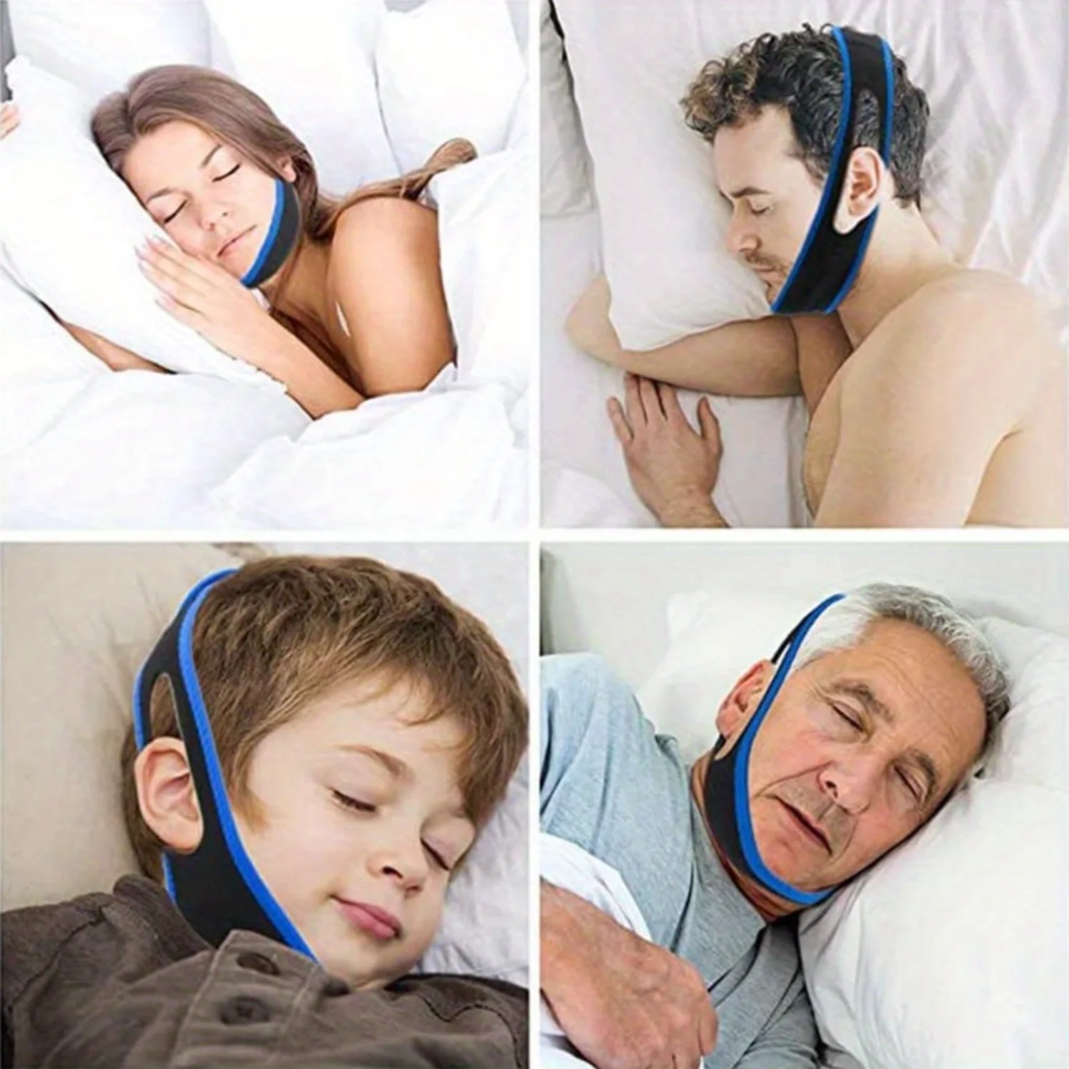 1Pc Anti-Snoring Sleep Aid-Mouth Breathing Corrector For Men & Women, Prevents Open Mouth During Sleep