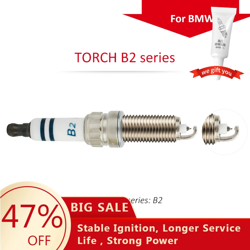

4 шт/6 шт Китай оригинальные свечи зажигания TORCH ZR5PP33-S/ILZKBR7B8DG 95770/VXUH22I/RERX4PMPB/TORCH-B2