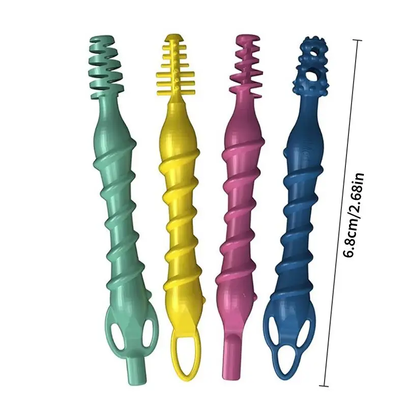 4 Pcs Wax Tool Reusable Soft Spiral Ear Cleaning Removal Ears Cleaner Plugs Spirals Care Beauty Health Scoop Tools_voghion.com