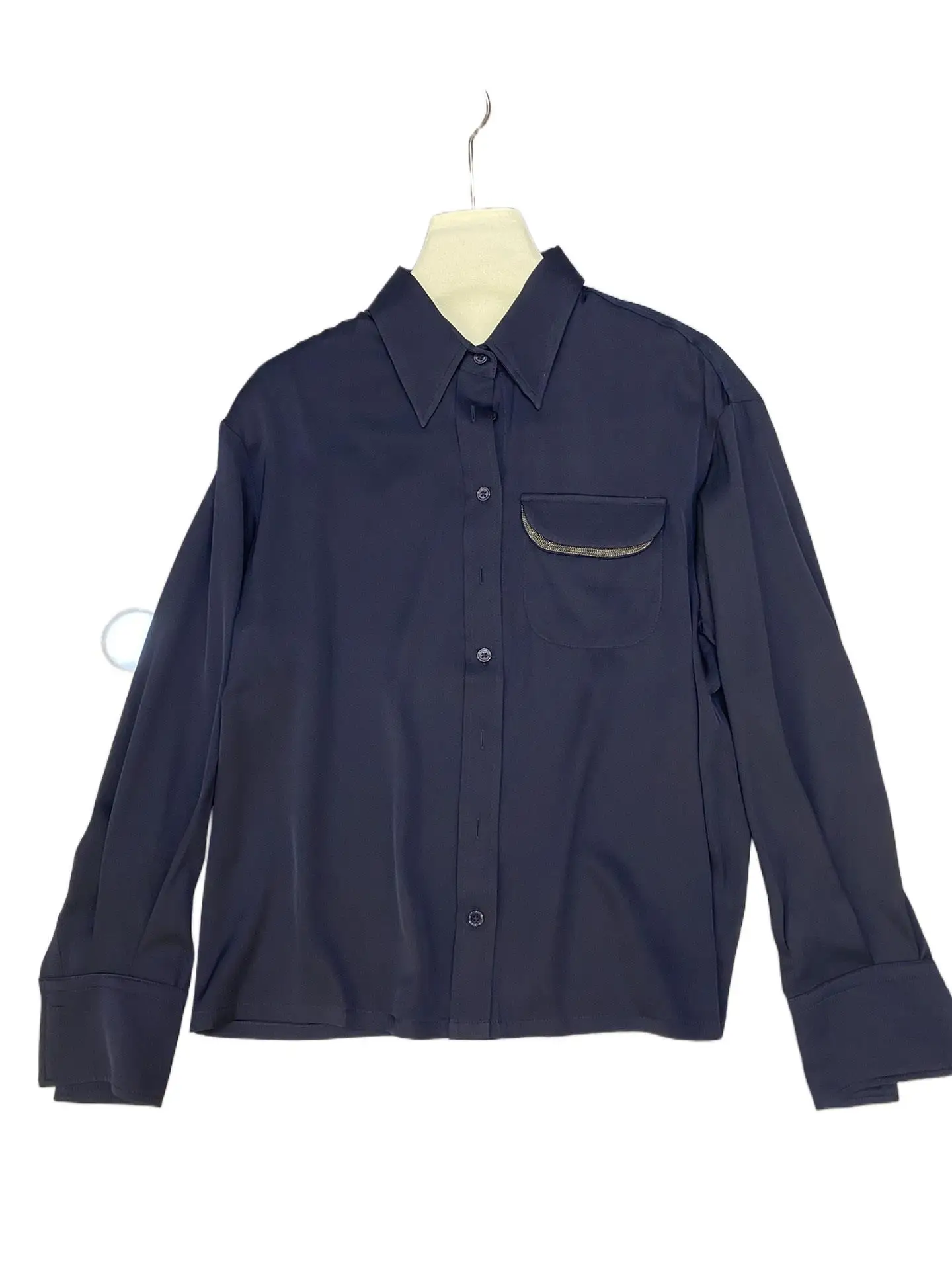 

2023 Women's Clothing Silk High Quality Shirt 0827