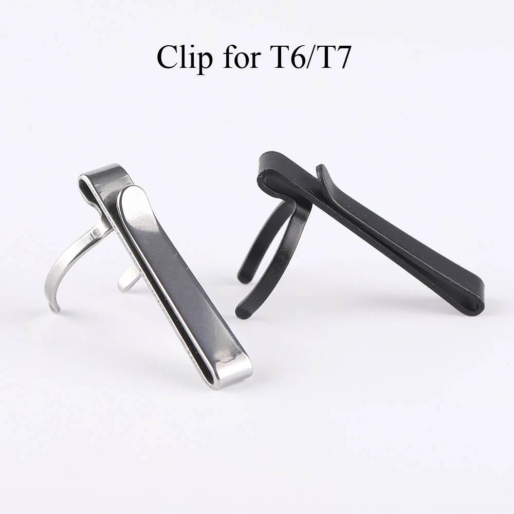 Pocket Clip Convoy Stainless Steel Clip Suitable T6 T7 Flashlight Torch Light