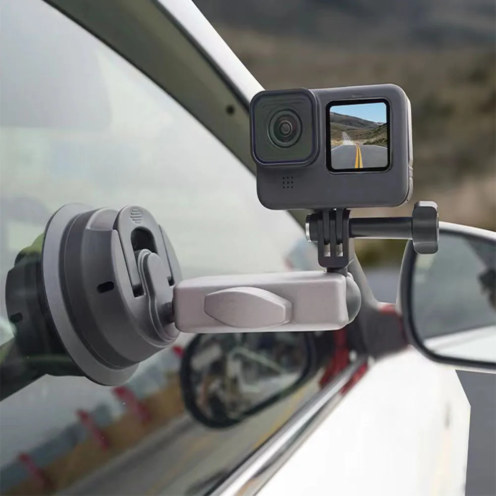 Ventosa Per Action Cam BRDRC - Compatibile GoPro, OSMO, Insta360, Regolazione 360° - Foto 2