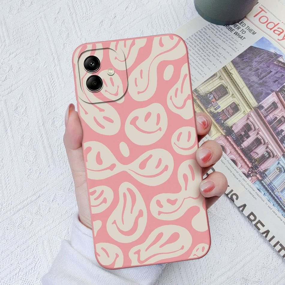 thumbnail image 1 of For Samsung Galaxy A04 A04E A04S Phone Case Cat Camera Protection Liquid Silicone Back Cover For Samsung A 04 E S Bumper Shell, 1 of 5
